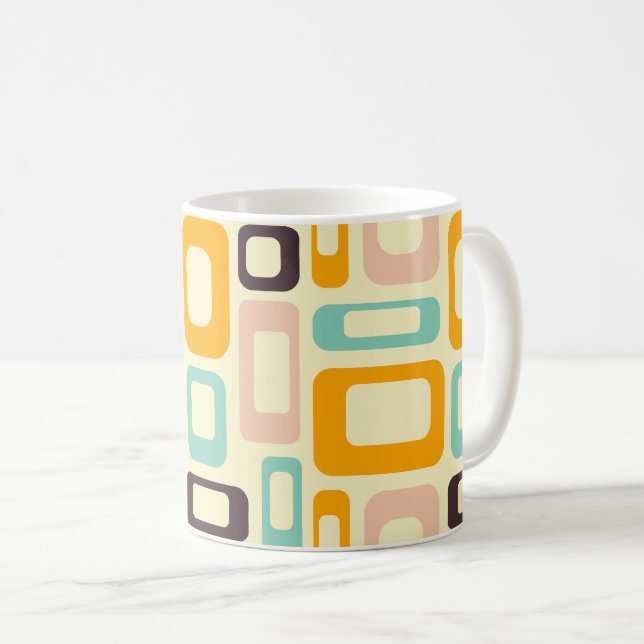 Mid Century Modern Coffee Mug (Front Right)