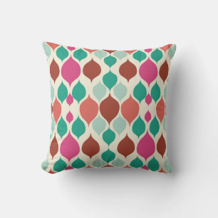 Mid Century Modern Colourful Geometric Cushion