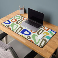 Mid-Century modern, colourful groovy retro pattern