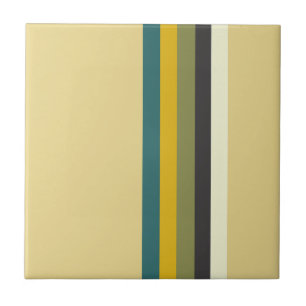 Mid-century modern colours tile