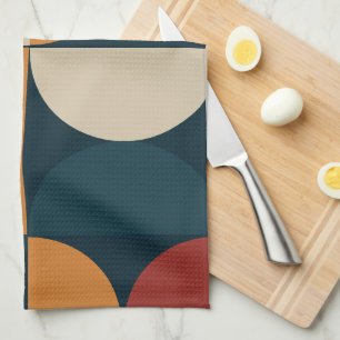 Mid-Century Modern Copper Firefly   Tea Towel