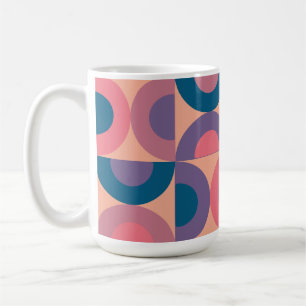 Mid-Century Modern Coral Sea  Coffee Mug