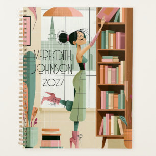 Mid Century Modern Cosy Girl 2027 Planner