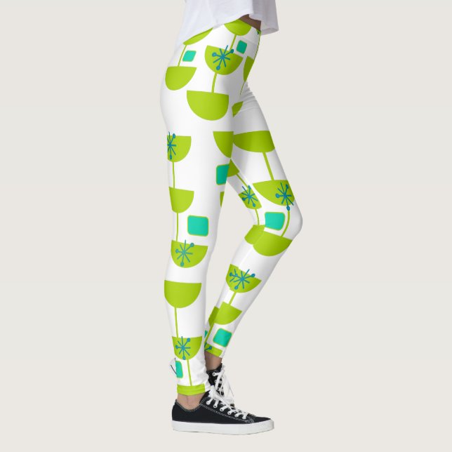 Mid-Century Modern Cups  Leggings (Right)