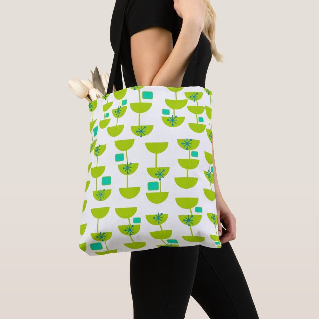 Mid-Century Modern Cups  Tote Bag (Close Up)