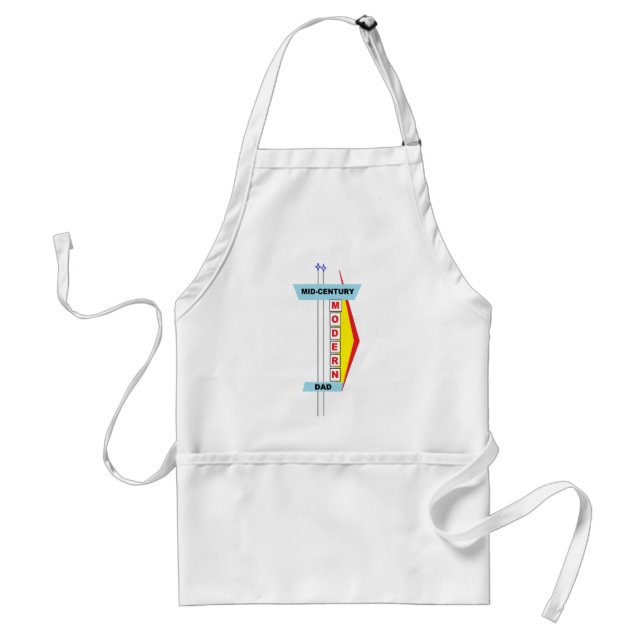 Mid-Century Modern Dad Apron (Front)