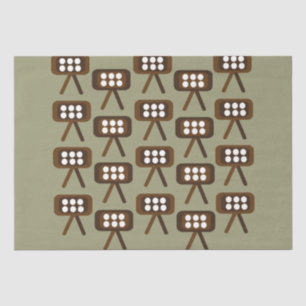 Mid Century Modern Decorative Television Set Tissue Paper
