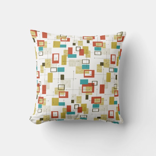 Mid-century Modern Design Pillow (Front)