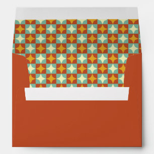 Mid Century Modern Diamond Pattern Envelope