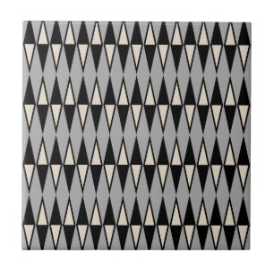 Mid Century Modern Diamond Pattern Tile