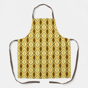 Mid-Century Modern Diamonds, Mustard Gold Apron