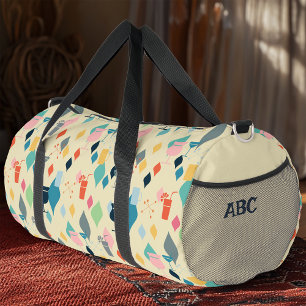 Mid Century Modern Drinks Duffle Bag