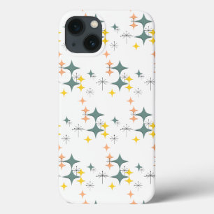 Mid Century Modern Eames Atomic Starbursts Custom iPhone 13 Case