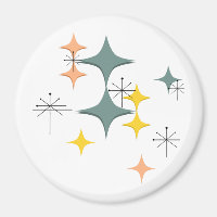 Mid Century Modern Eames Atomic Starbursts Custom
