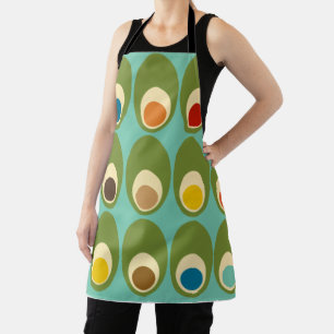 Mid-Century Modern Eggs  Apron
