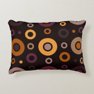 Mid-Century Modern Fall Geometric Decorative Cushion