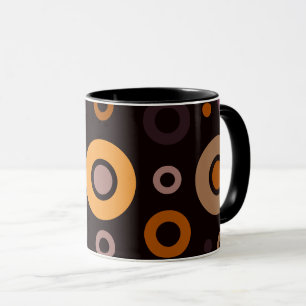 Mid-Century Modern Fall Geometric Mug