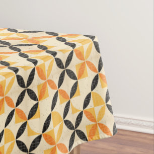 Mid Century Modern Fall Tablecloth