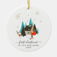 Mid-Century Modern | First Christmas New Home