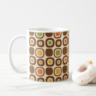 Mid Century Modern Garden Path Pattern Coffee Mug