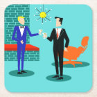 Mid Century Modern Gay Couple Hard Paper Coaster