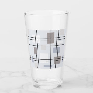 Mid Century Modern Geometric 16 Glass