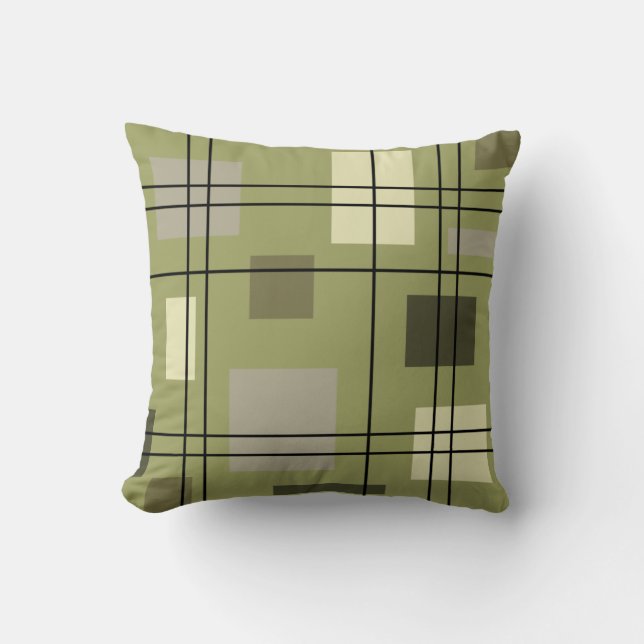 Mid Century Modern Geometric 18 Cushion (Front)