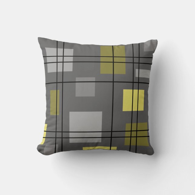 Mid Century Modern Geometric 4 Cushion (Front)