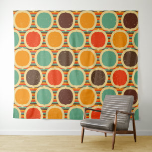 Mid Century Modern geometric 5 Tapestry