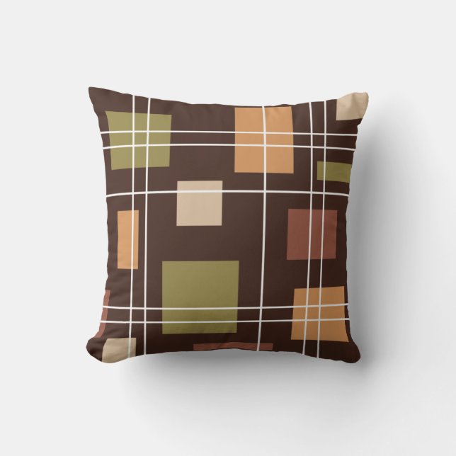 Mid Century Modern Geometric 6 Cushion (Front)