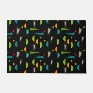 Mid-Century Modern Geometric Abstract Doormat