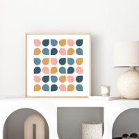 Mid Century Modern Geometric Art Design