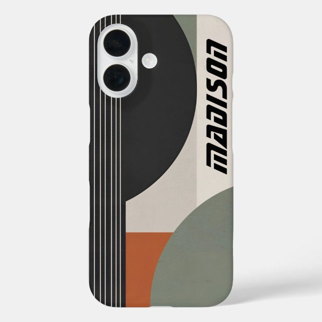 Mid‑Century Modern Geometric Case Art (Back)
