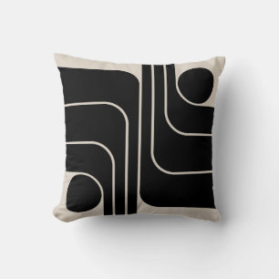 Mid Century Modern Geometric Design Cushion