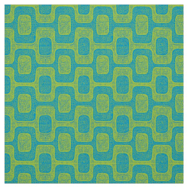 Mid-Century Modern Geometric Design Fabric (Swatch)