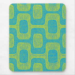 Mid-Century Modern Geometric Design  Mouse Pad