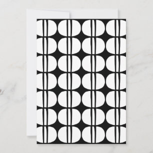 Mid Century Modern Geometric Pattern Holiday Card