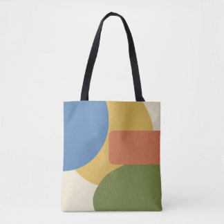 Mid Century Modern Geometric Pattern - Retro 1950s Tote Bag