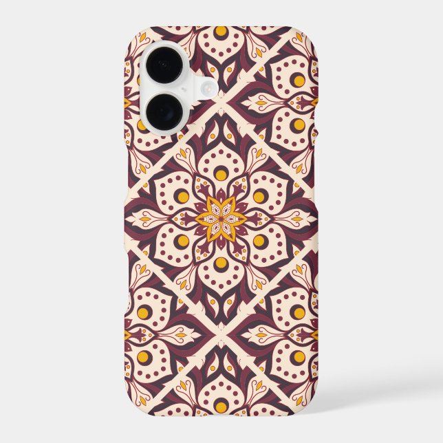 Mid-Century Modern Geometric Pattern – Retro Abstr (Back)