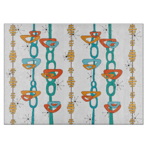 Mid Century Modern Glass Cutting Board