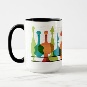 Mid-Century Modern Glass Vases Mug