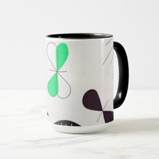 Mid Century Modern Green Physics  Mug