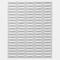 Mid Century Modern Grey Argyle Fleece Blanket
