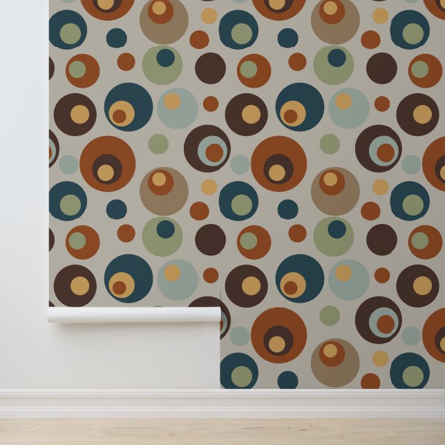Mid Century Modern Groovy  Wallpaper (Application)