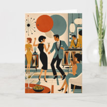 Mid Century Modern Hip Martini Dance Party