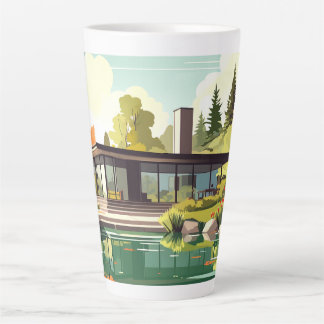 Mid-Century Modern Home #94 Latte Mug