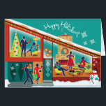 Mid Century Modern House Christmas Card<br><div class="desc">It's a Marvellous Mid Century Christmas Card! Remember your friends, family associates with our Retro Christmas Cards! The perfect way to spread the joy of the season in vintage style. Send Retro Christmas Cards and...  make it a Christmas to remember. See more fun Retro Christmas goods at our shop: RetroChristmasCardCompany.com. Copyright protected, all rights...</div>
