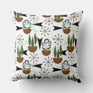 Mid-Century Modern House Plants   Atomic Cushion