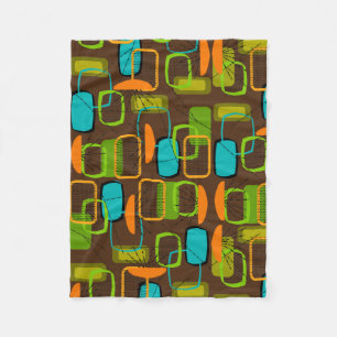 Mid-Century Modern Inspired Fleece Blanket 3