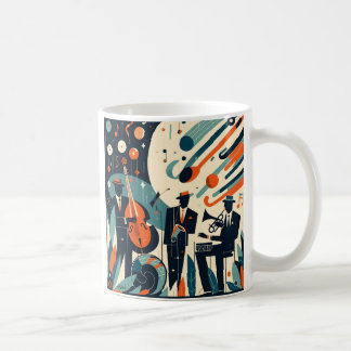 Mid Century Modern Jazz Age Trio Coffee Mug